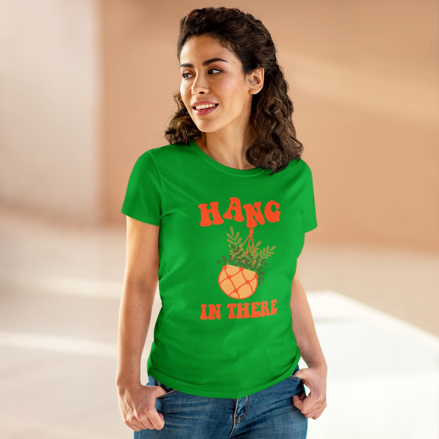 Hang In There - Gardening - Women's Midweight Cotton Tee