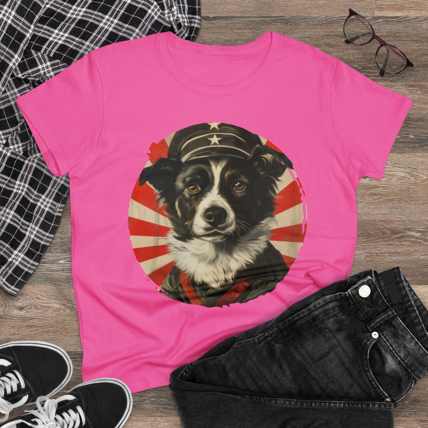 Comrade Canine - Women's Midweight Cotton Tee