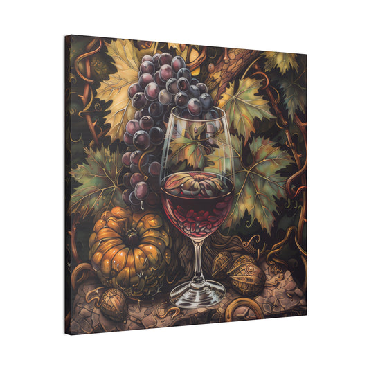 Wine - Canvas Stretched, 0.75"