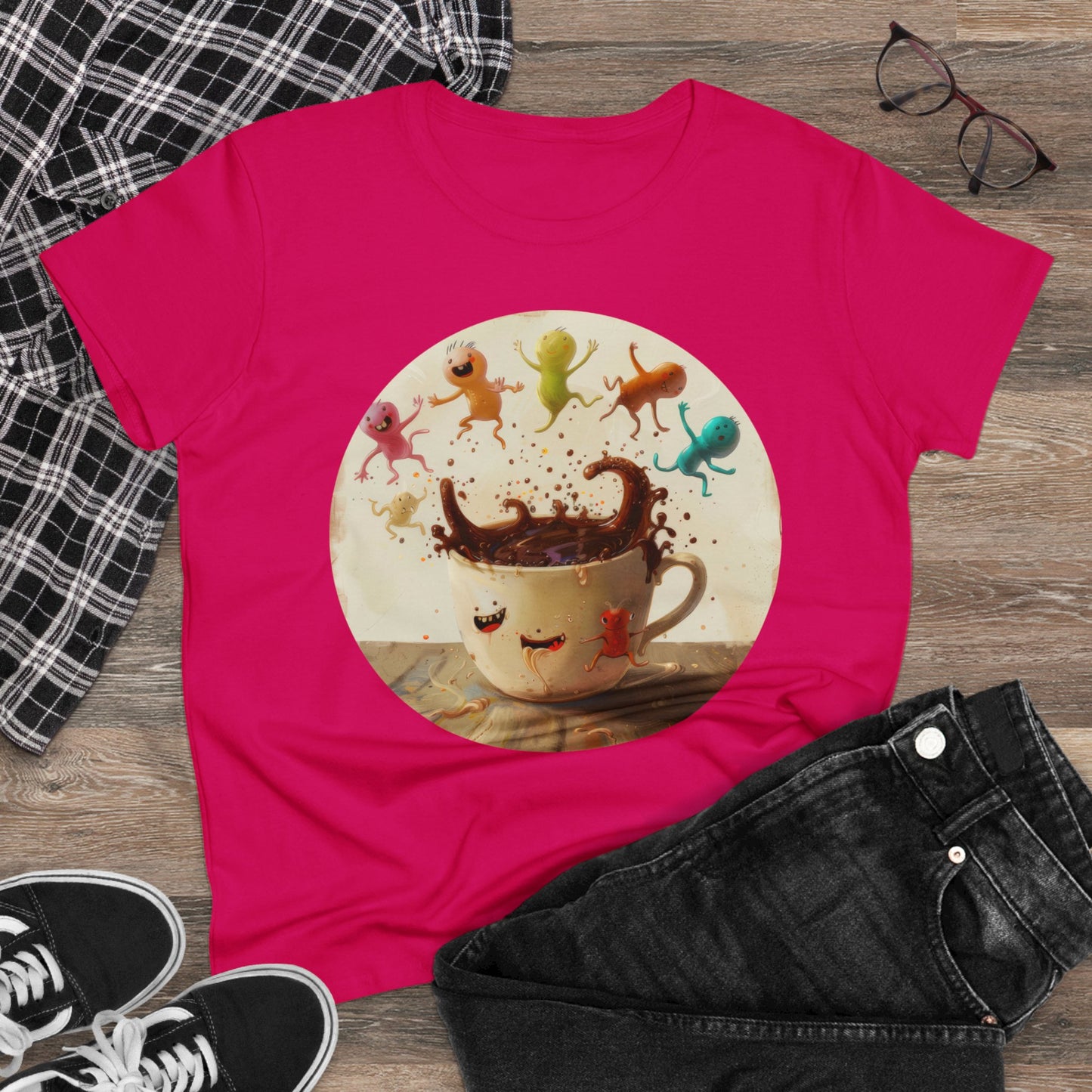 Coffee Critters - Women's Midweight Cotton Tee