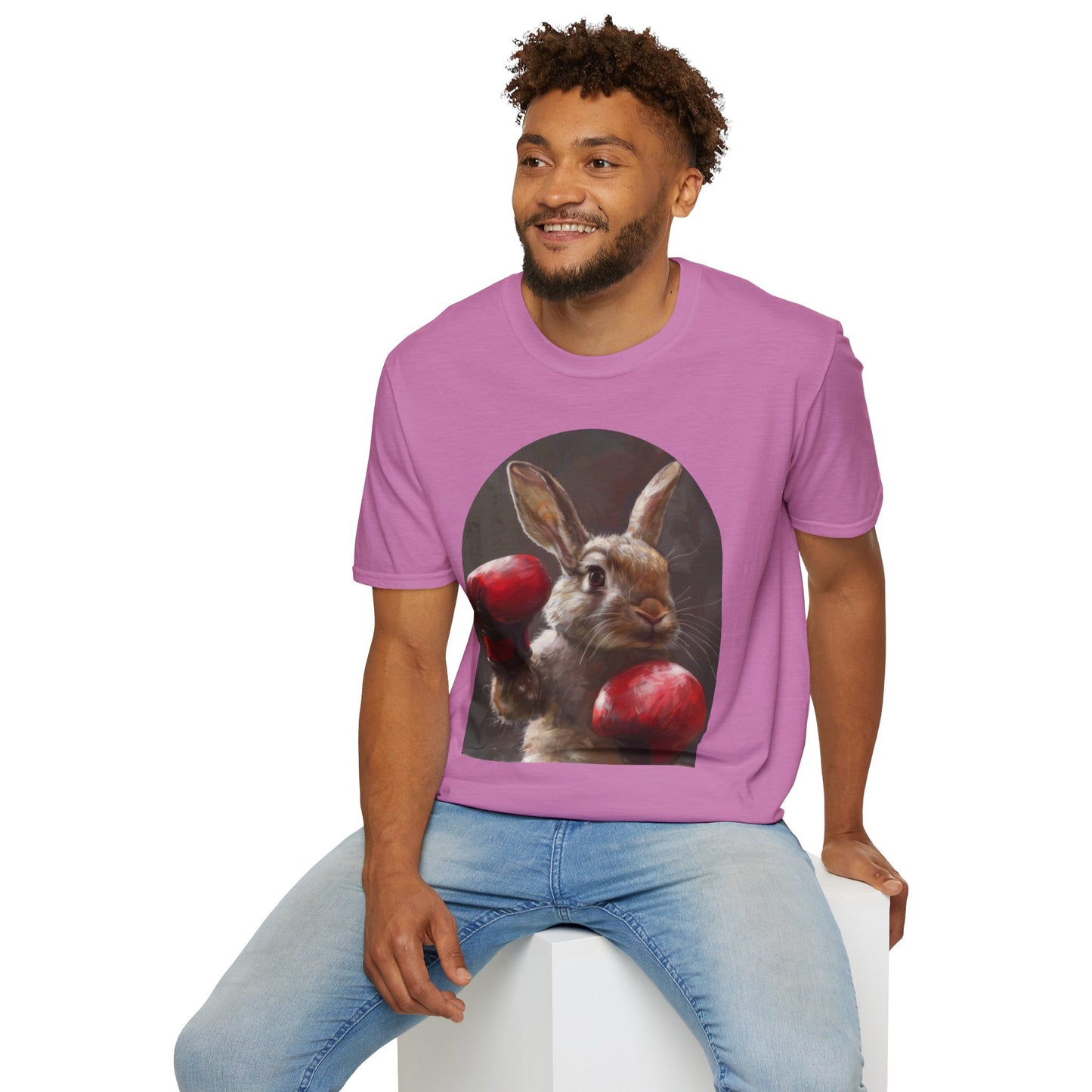 Boxing Bunny - Unisex Softstyle T-Shirt