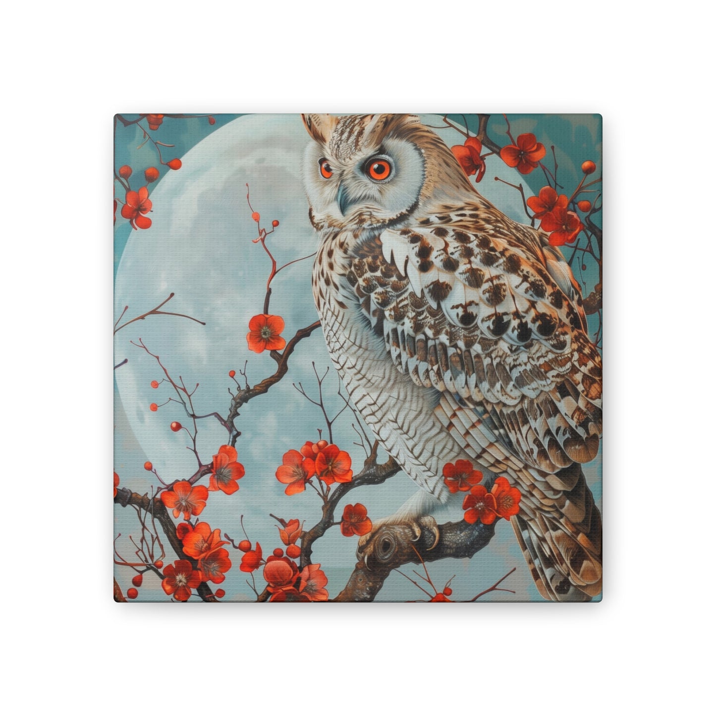 Owl  - Canvas Stretched, 0.75"