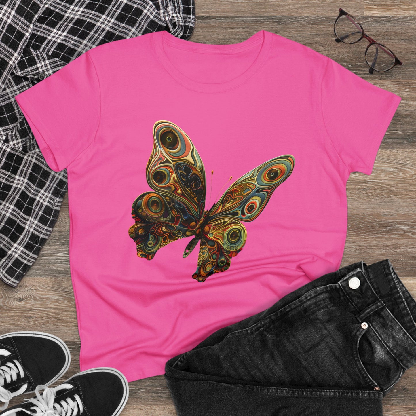 Butterfly - Women's Midweight Cotton Tee