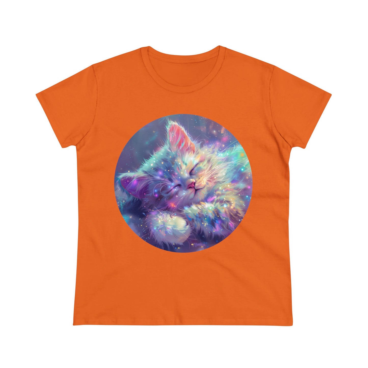 Sparkle Kitty - Women's Midweight Cotton Tee