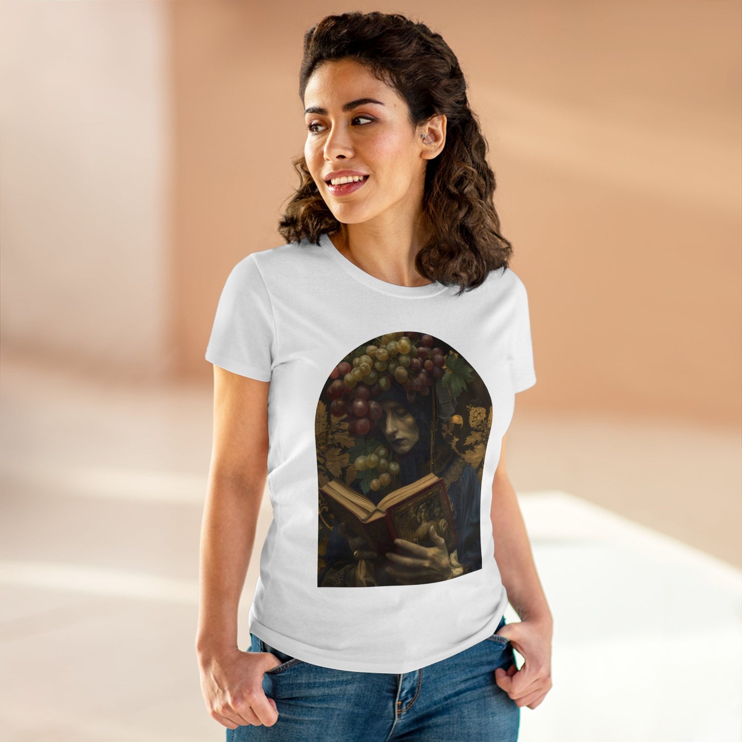 Solemn Reading - Fantasy - Women's Midweight Cotton Tee