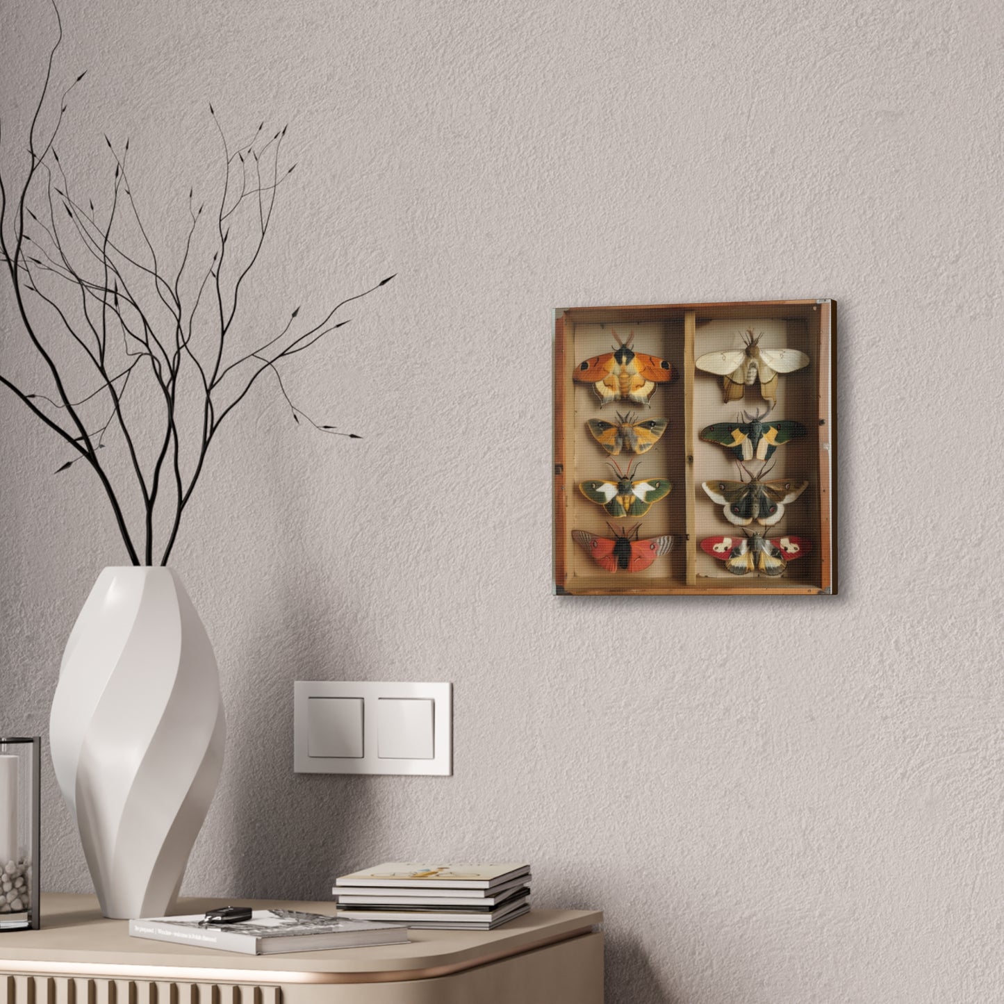 Moth Collection - Canvas Stretched, 0.75"