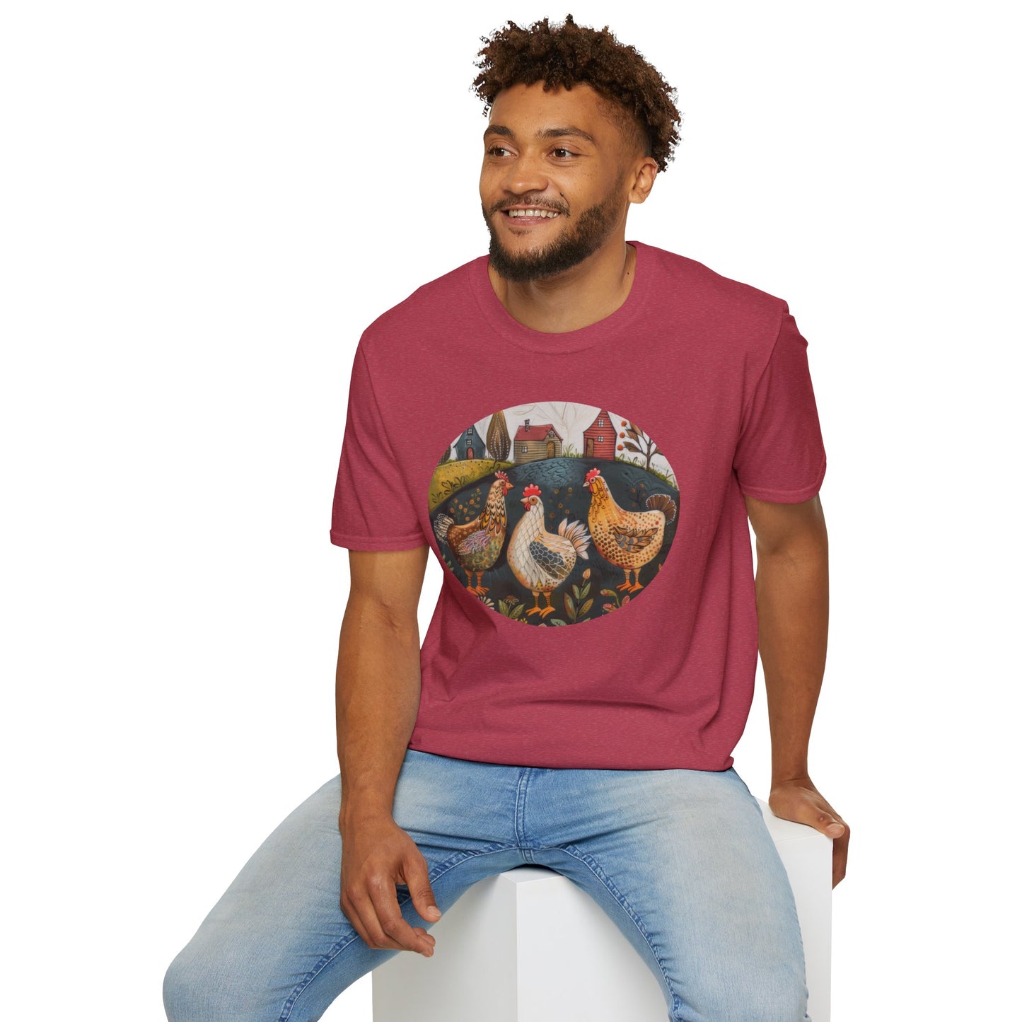 Chickens - Unisex Softstyle T-Shirt