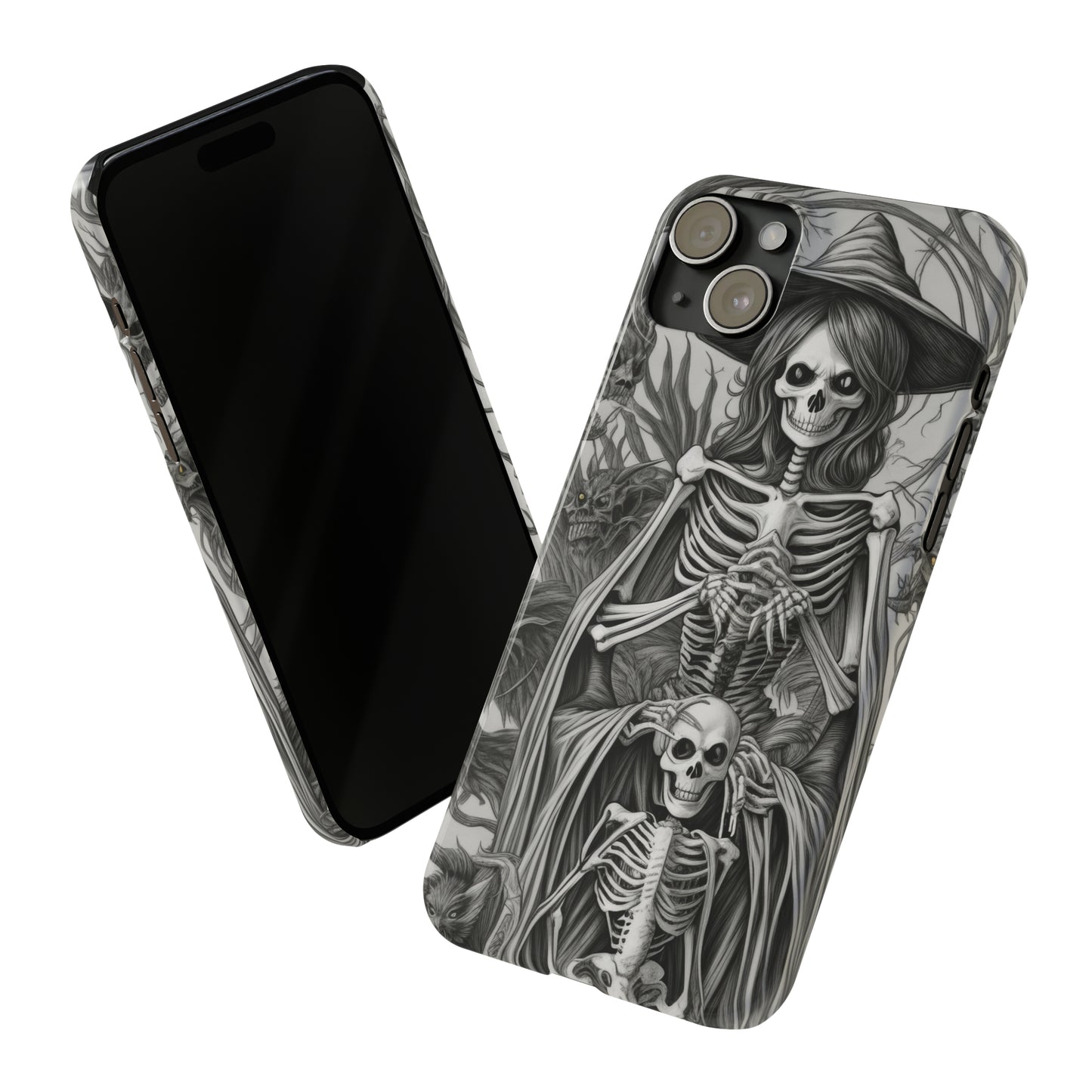 Skeleton Witch - Phone Case