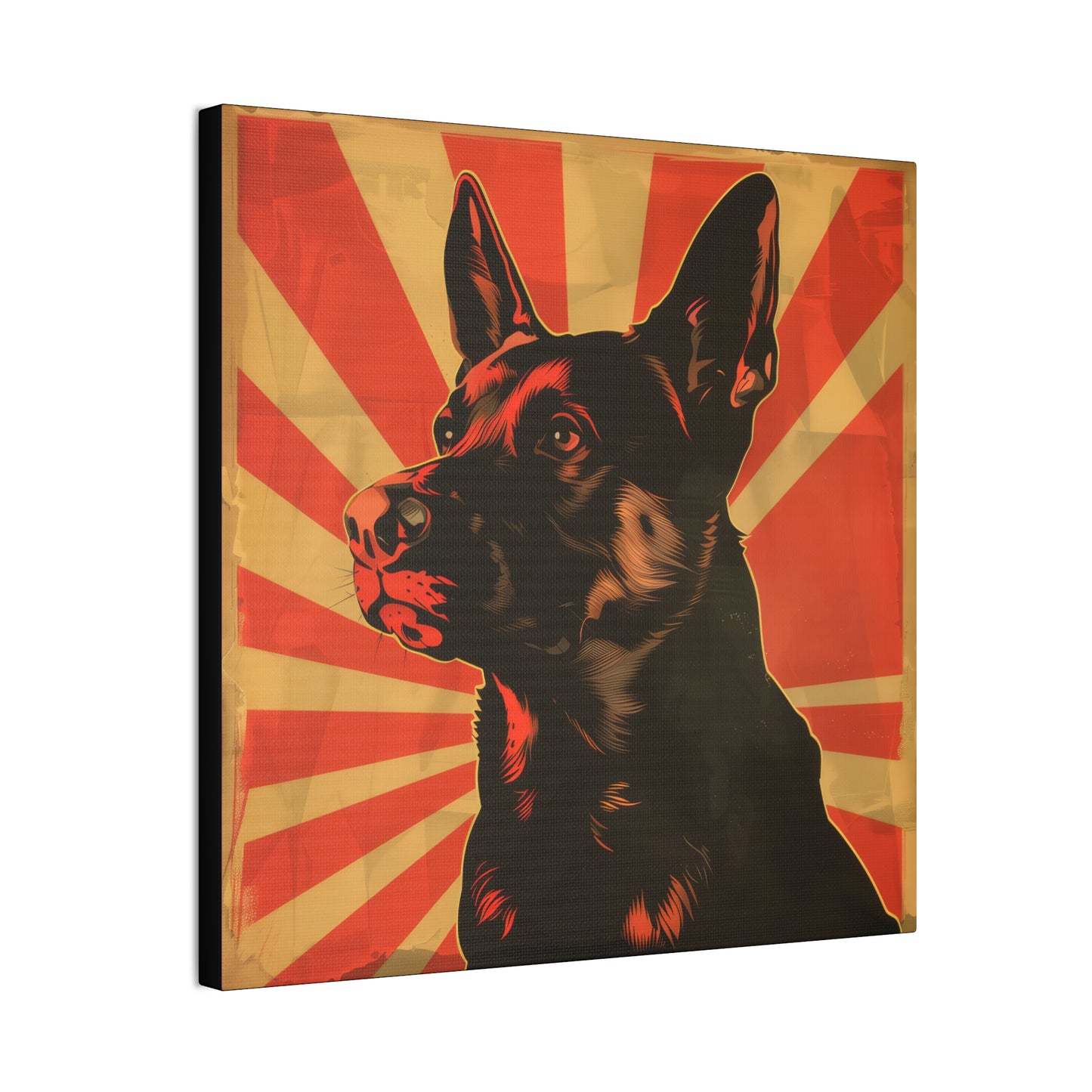 Comrade Canine - Canvas Stretched, 0.75"