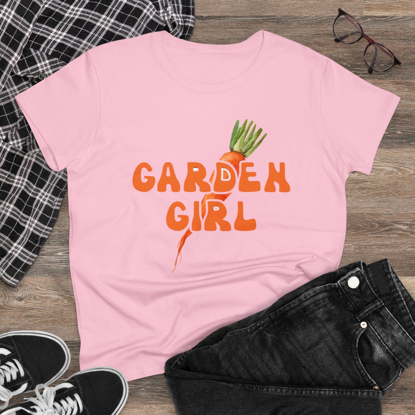 Garden Girl - Gardening - Women's Midweight Cotton Tee