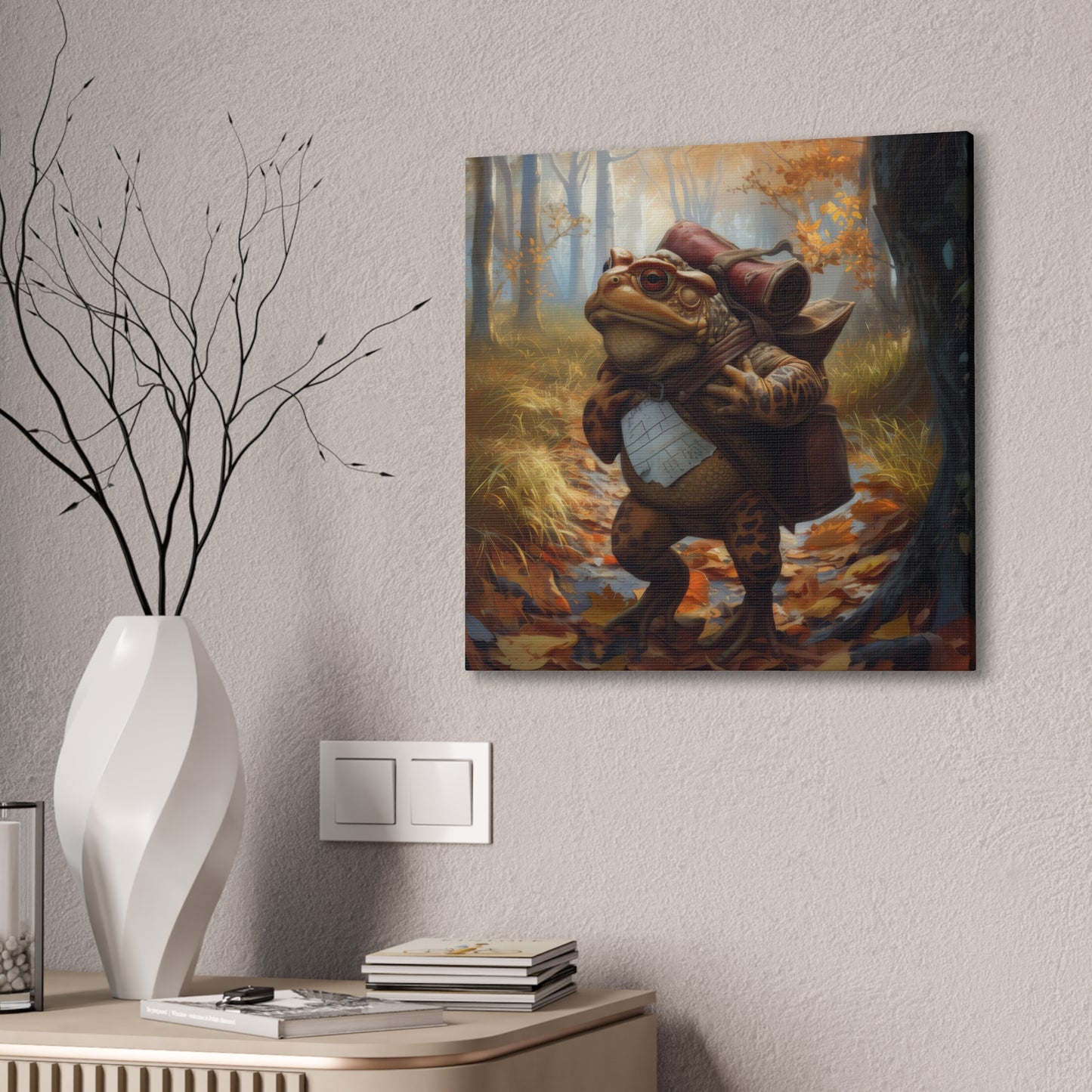 Toad Journey - Canvas Stretched, 0.75"