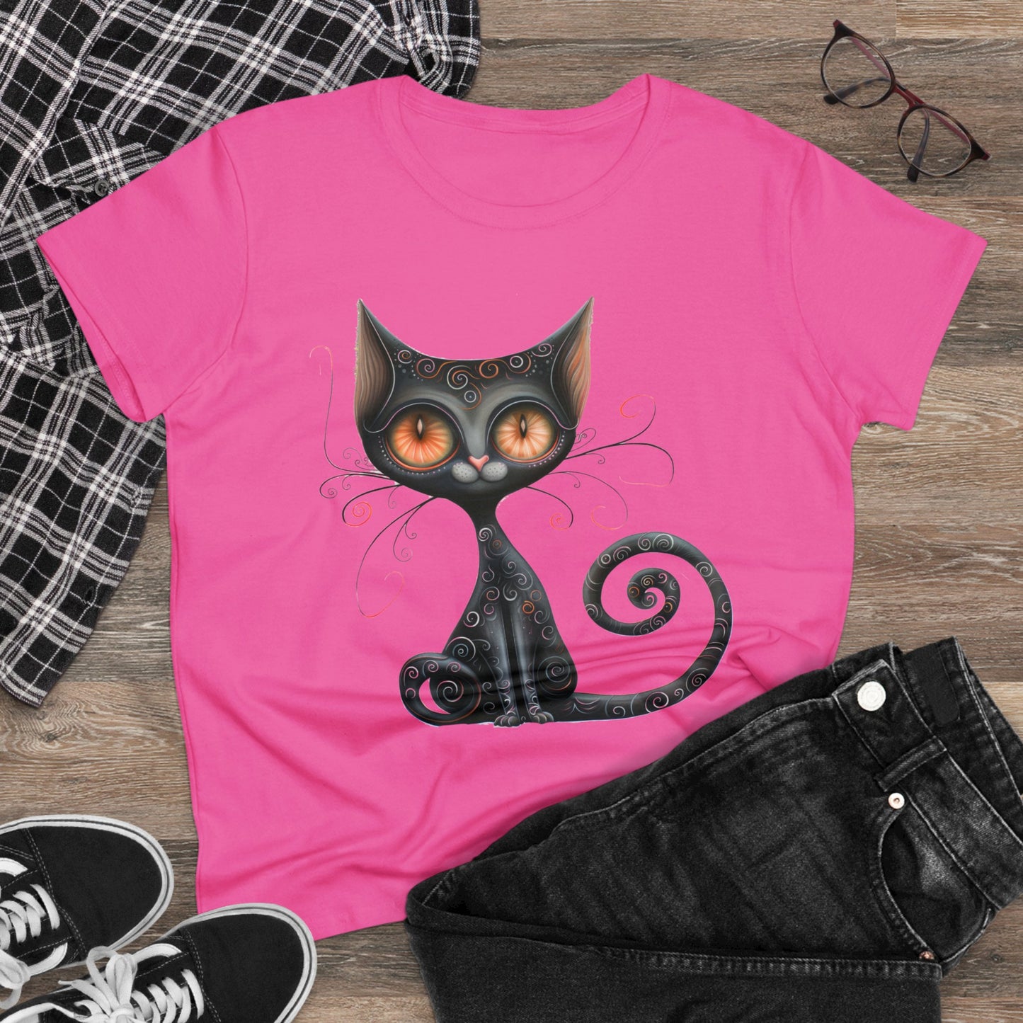 Pretty Kitty - Women's Midweight Cotton Tee