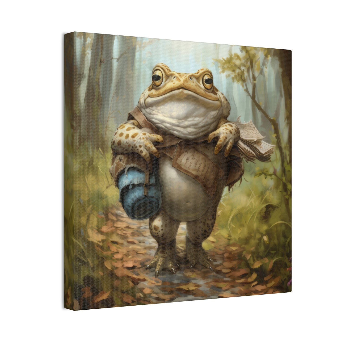 Traveling Toad - Canvas Stretched, 0.75"