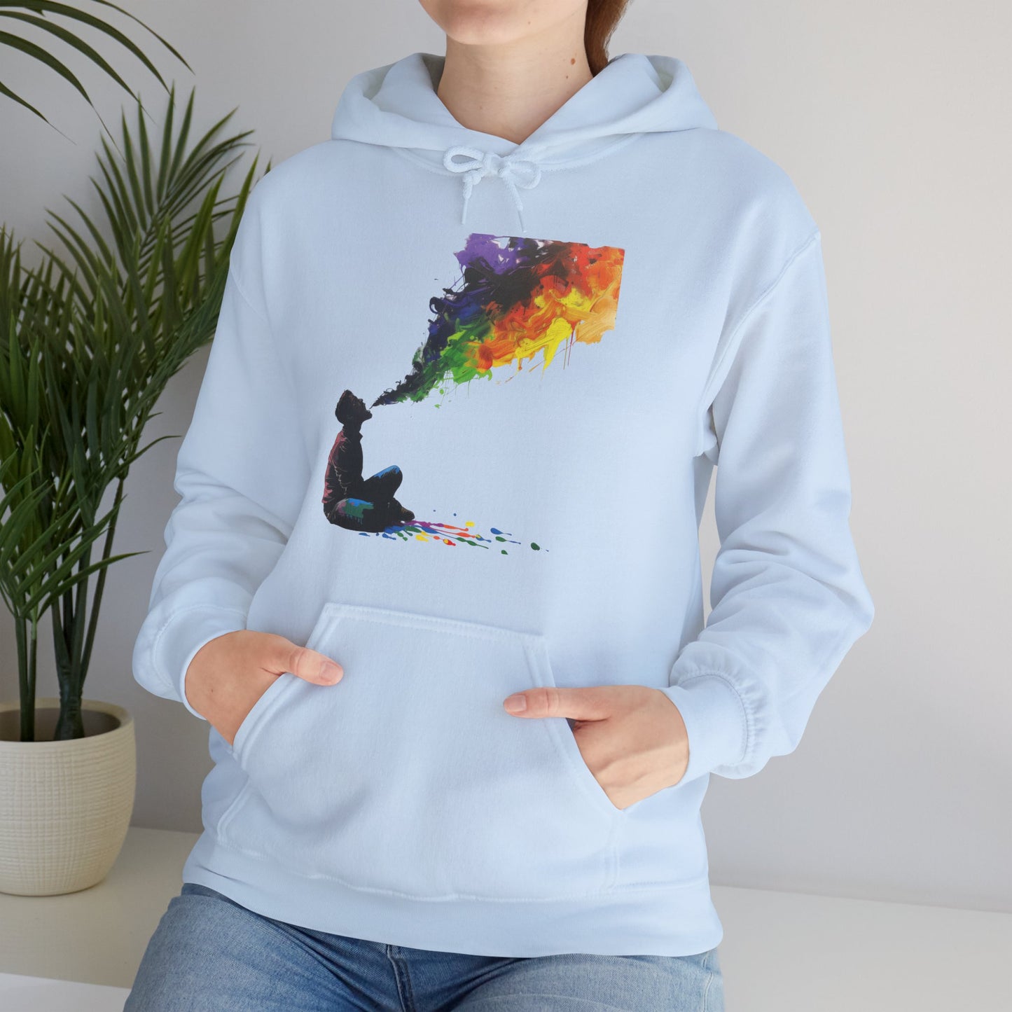 Rainbow Breath - Unisex Heavy Blend™ Hooded Sweatshirt