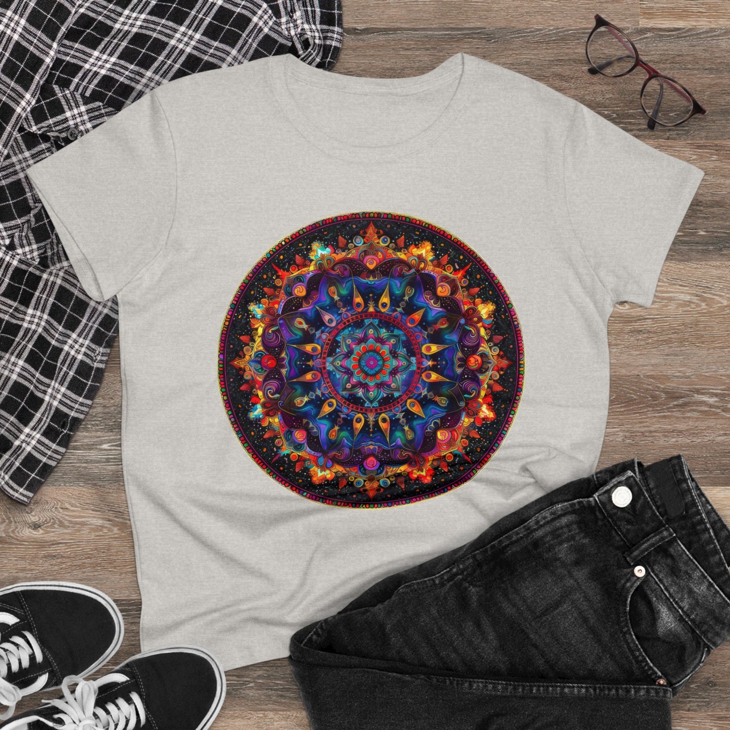 Mandala - Women's Midweight Cotton Tee