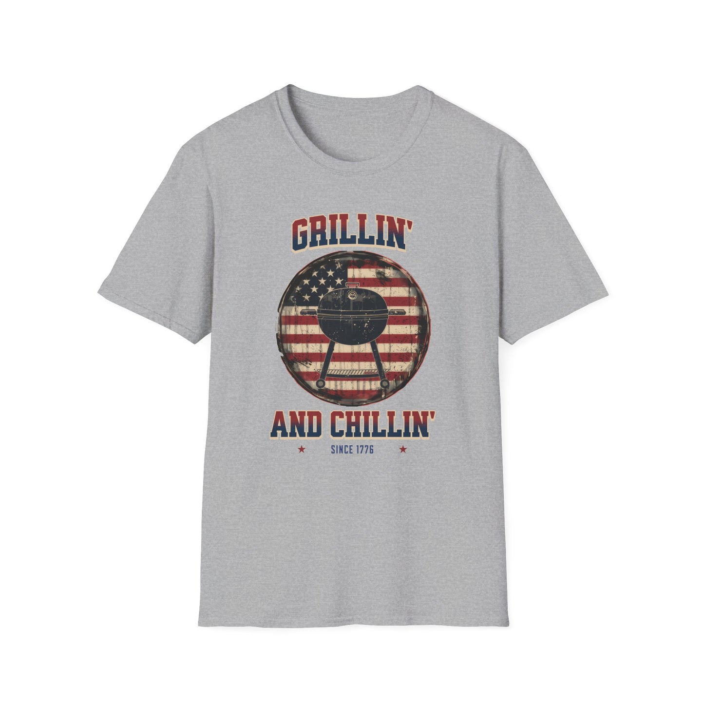 Grillin and Chillin - Unisex Softstyle T-Shirt