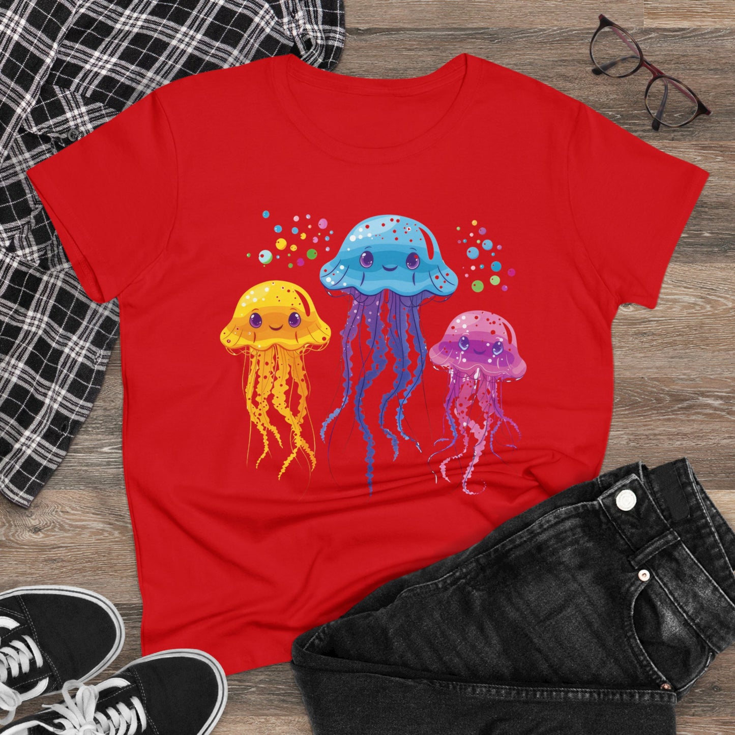 Jellyfish - Women's Midweight Cotton Tee