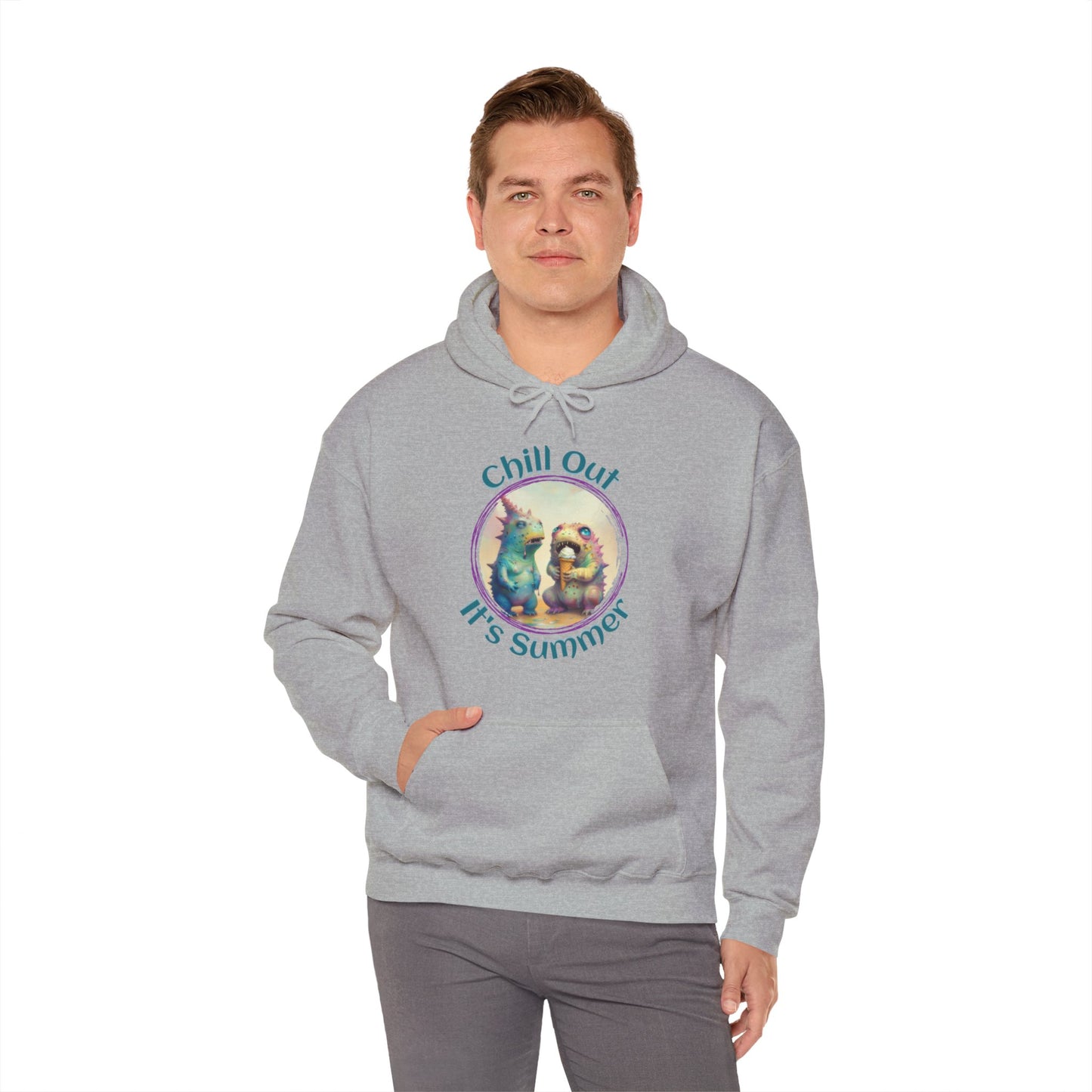 Chill Out, It's Summer - Unisex Heavy Blend™ Hooded Sweatshirt