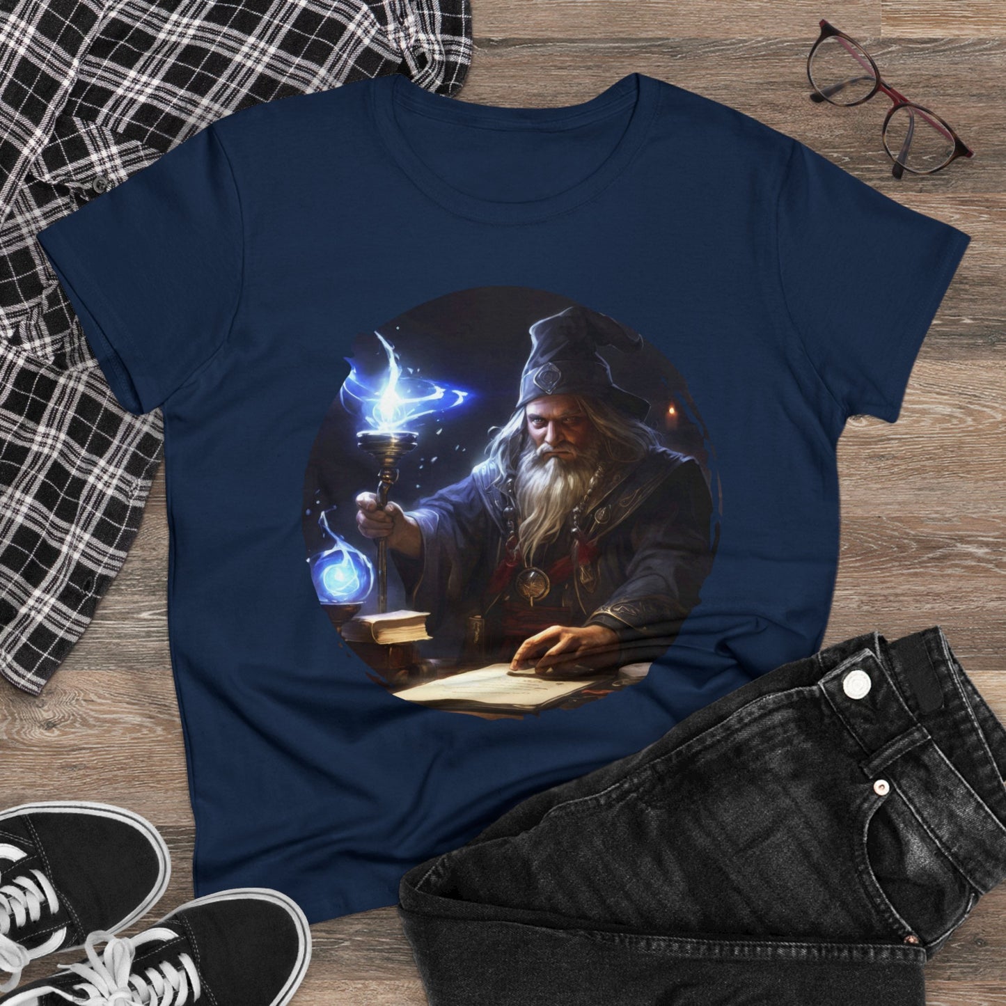 The Mage - Fantasy - Women's Midweight Cotton Tee