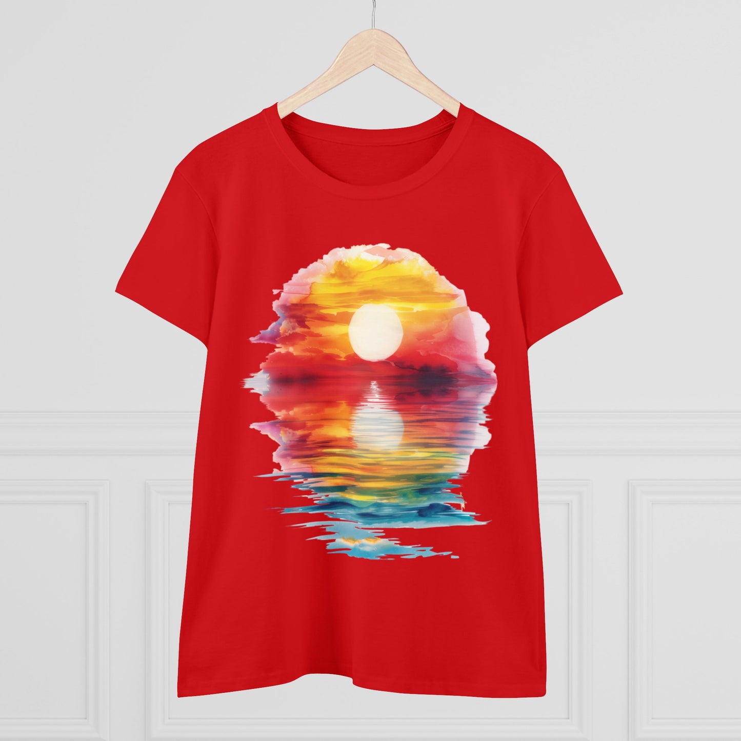 Sunrise - Women's Midweight Cotton Tee