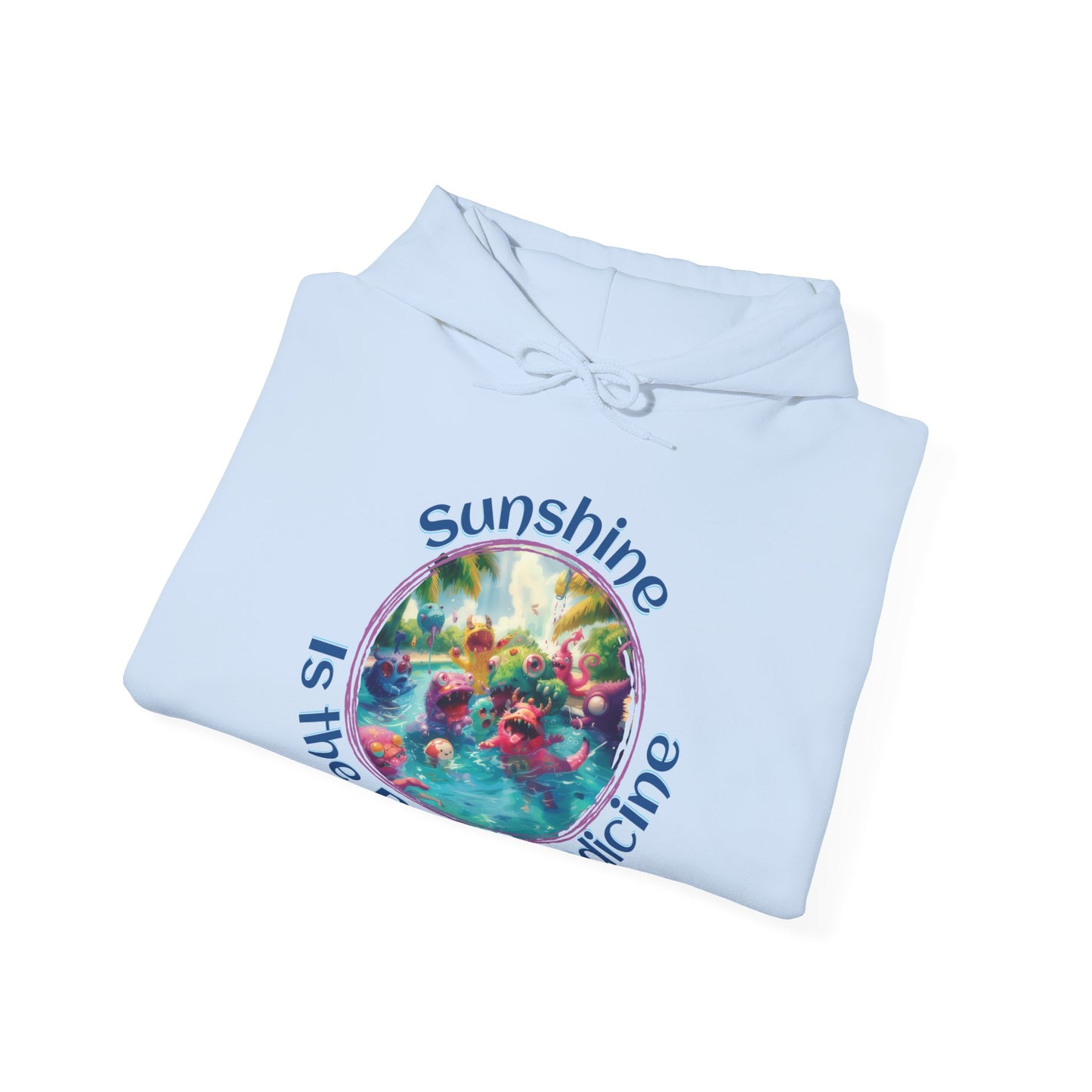 Sunshine is the Best Medicine - Unisex Heavy Blend™ Hooded Sweatshirt