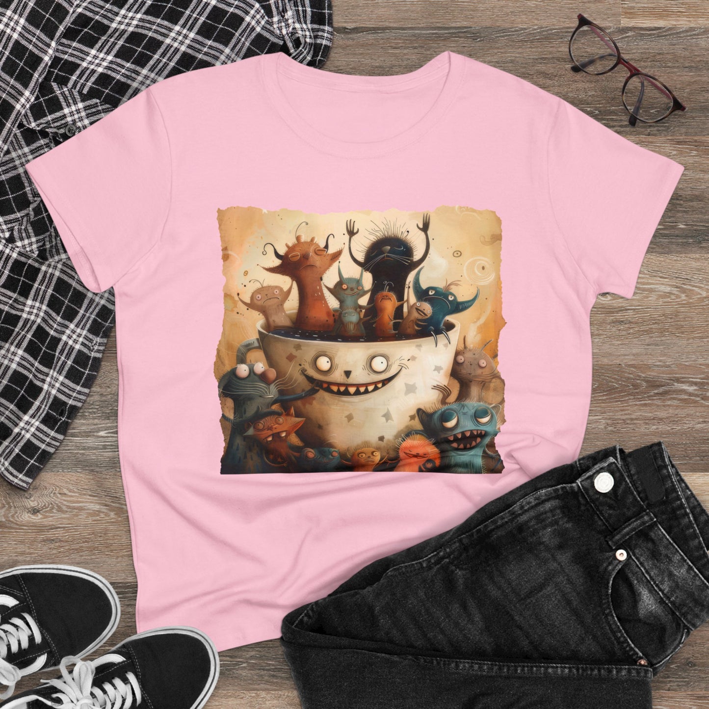 Coffee Critters - Women's Midweight Cotton Tee