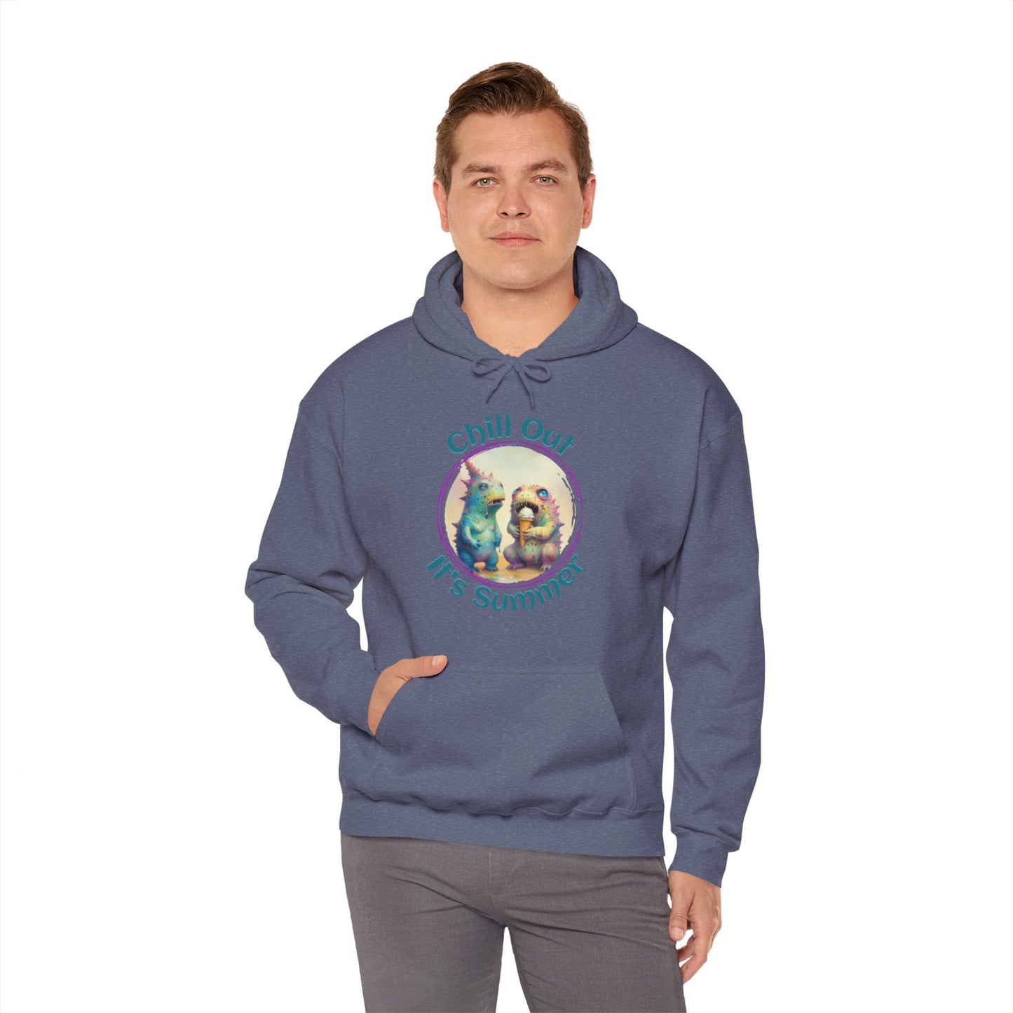 Chill Out, It's Summer - Unisex Heavy Blend™ Hooded Sweatshirt