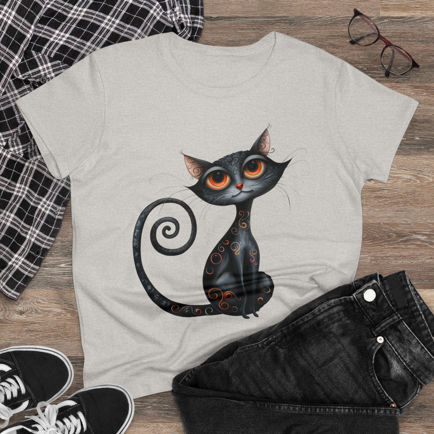 Pretty Kitty - Women's Midweight Cotton Tee