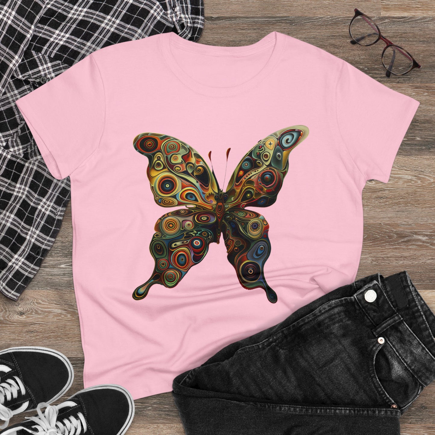 Butterfly - Women's Midweight Cotton Tee