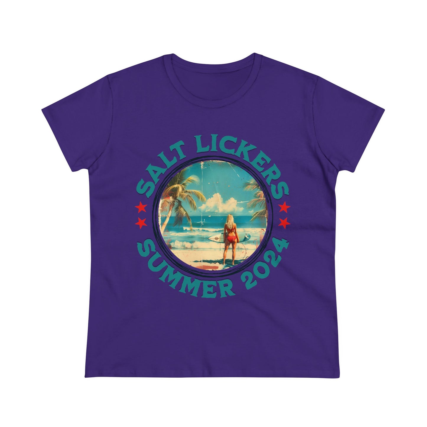 Surfing - Women's Midweight Cotton Tee