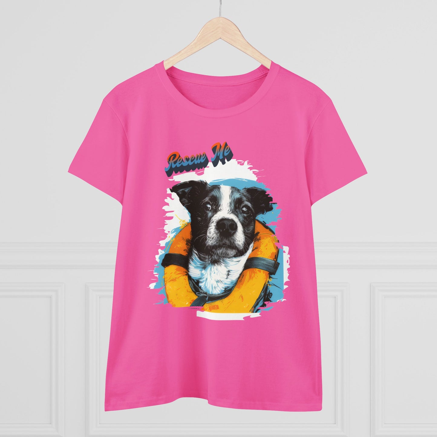 Rescue Dog - Women's Midweight Cotton Tee