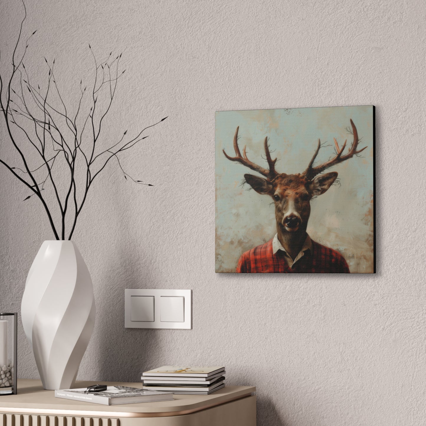 Dapper Deer - Canvas Stretched, 0.75"