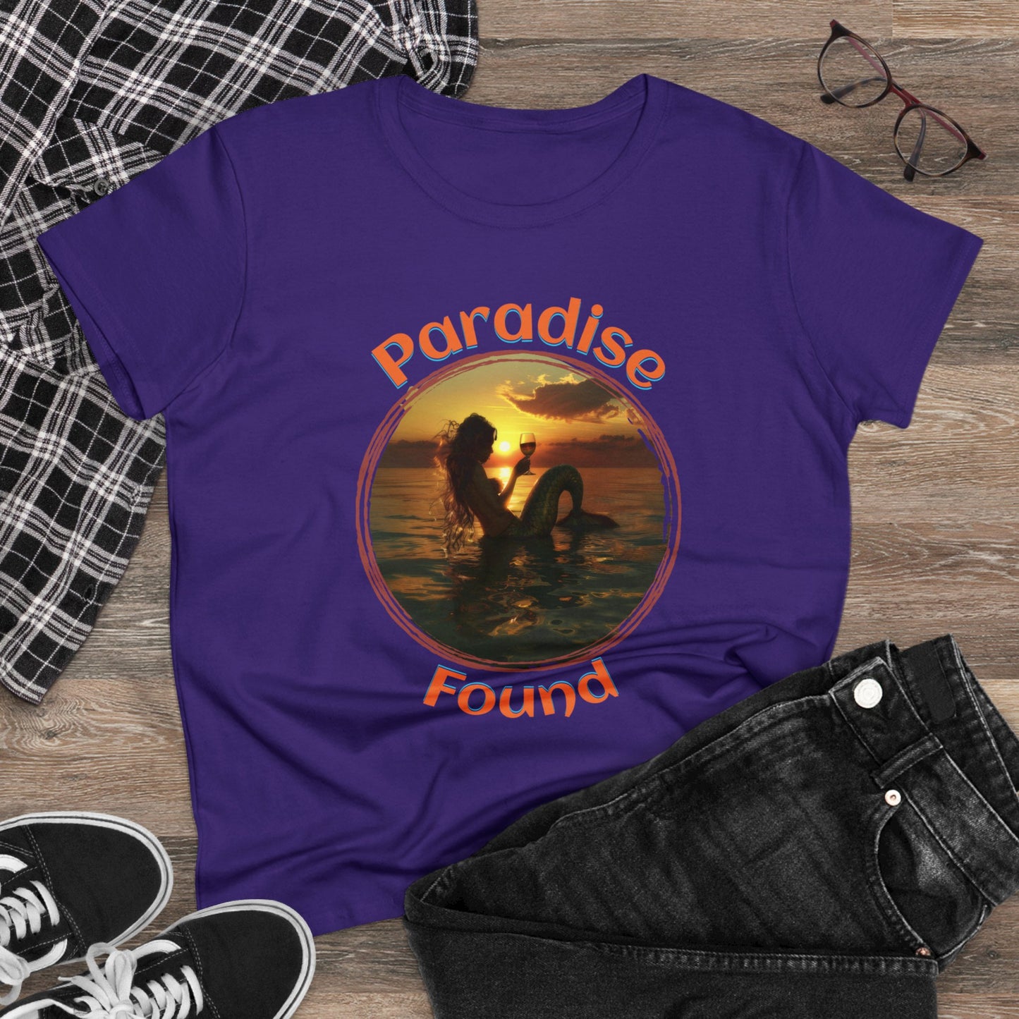 Paradise Found - Women's Midweight Cotton Tee