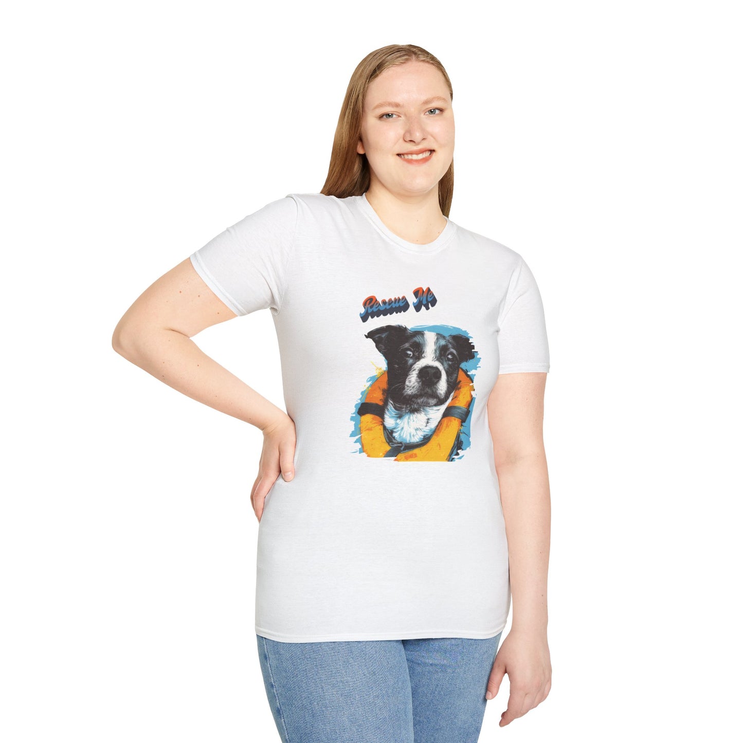 Rescue Dog - Unisex Softstyle T-Shirt