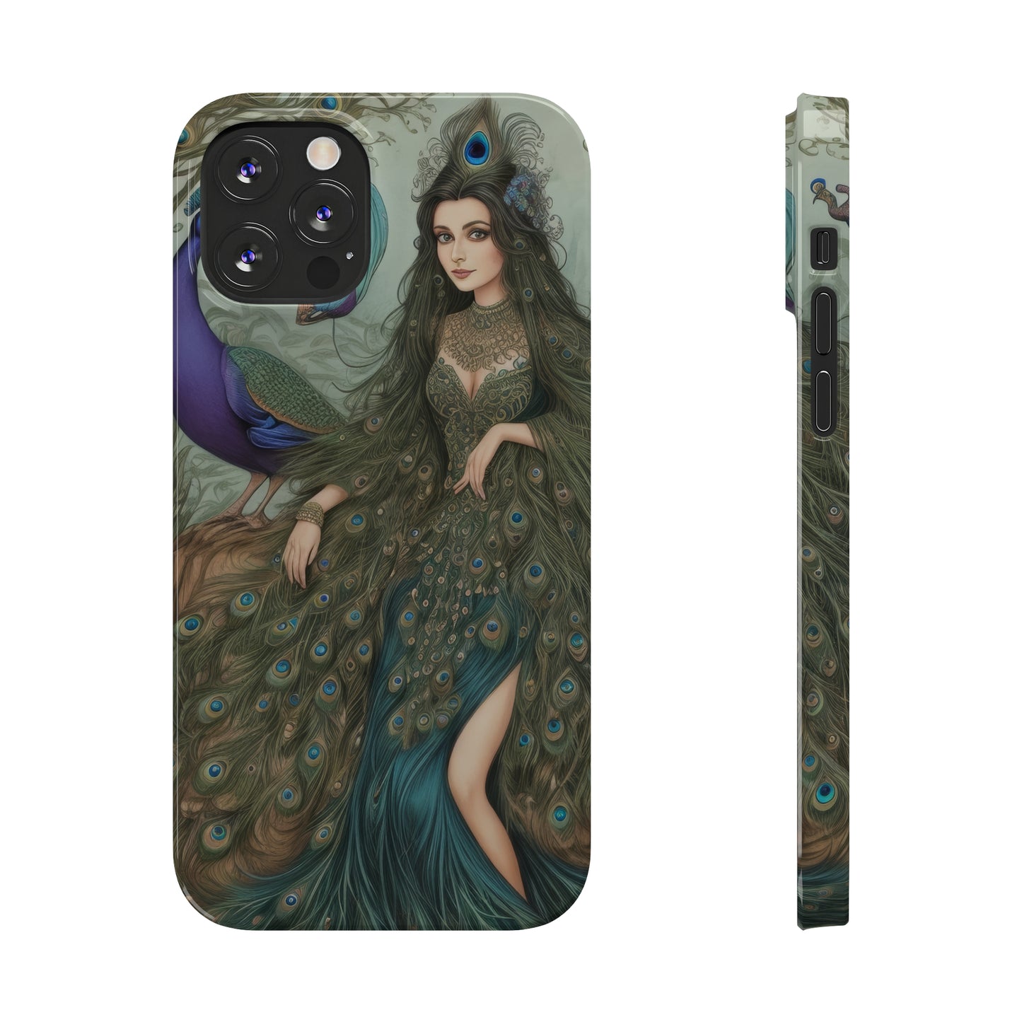 Peacock Witch - Phone Case