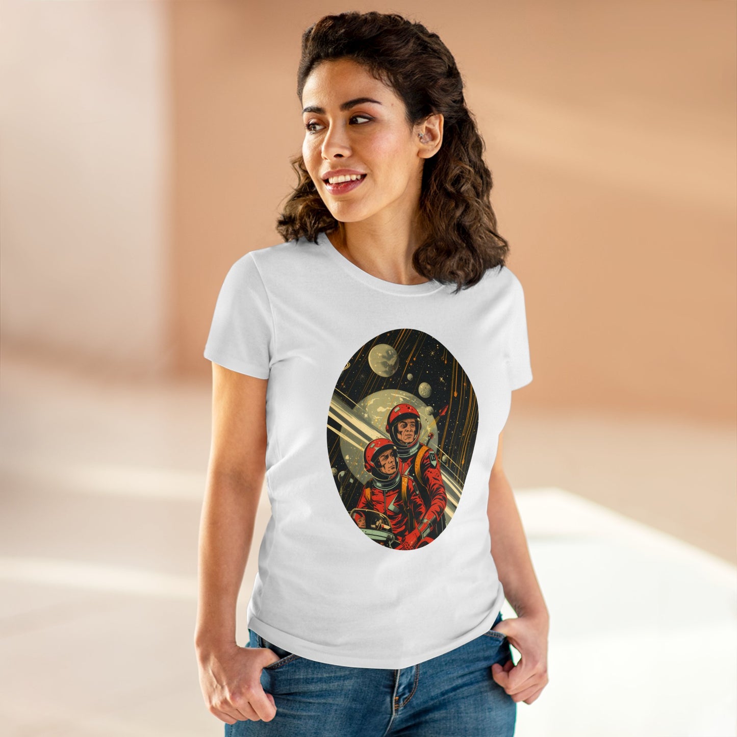 Spacemen - Women's Midweight Cotton Tee