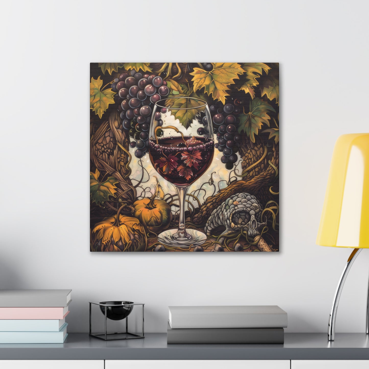 Wine - Canvas Stretched, 0.75"