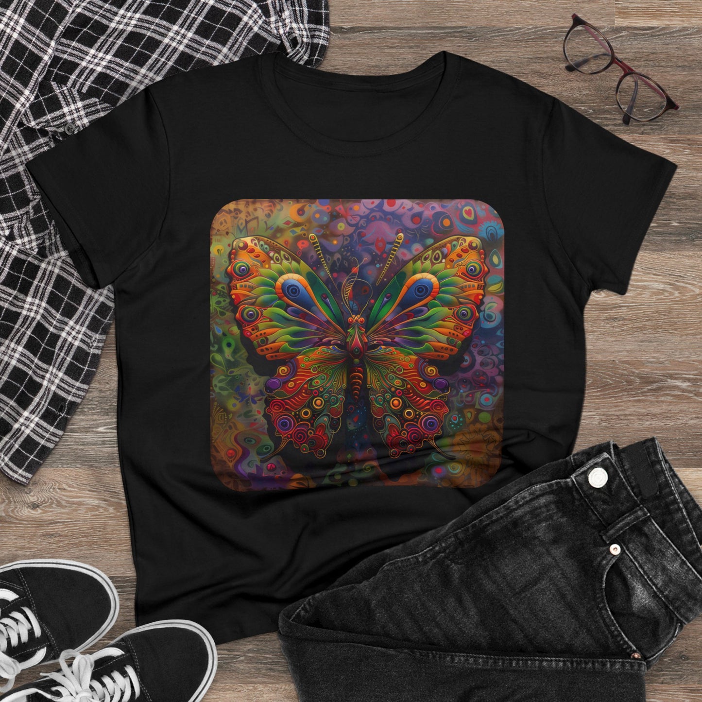 Butterfly - Women's Midweight Cotton Tee