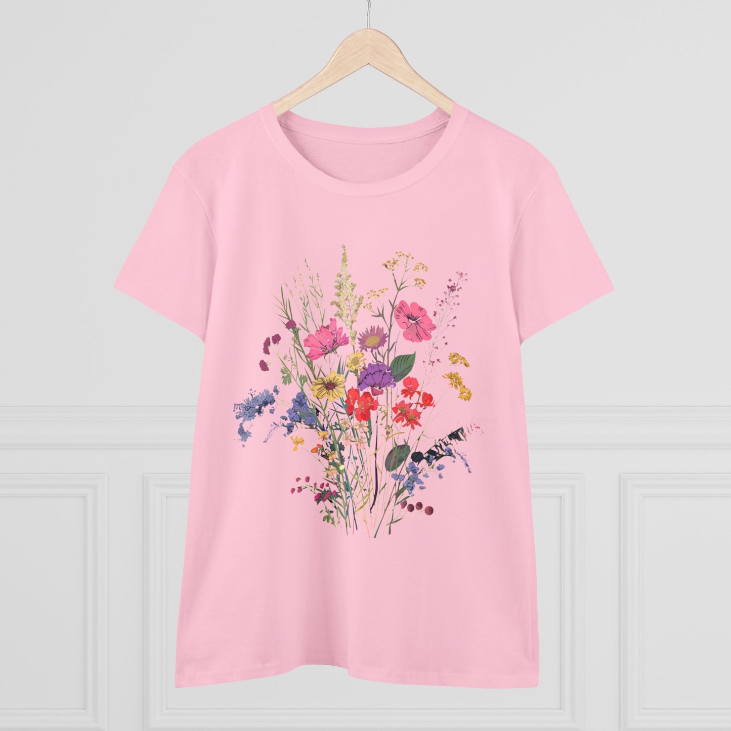 Wildflowers - Women's Midweight Cotton Tee