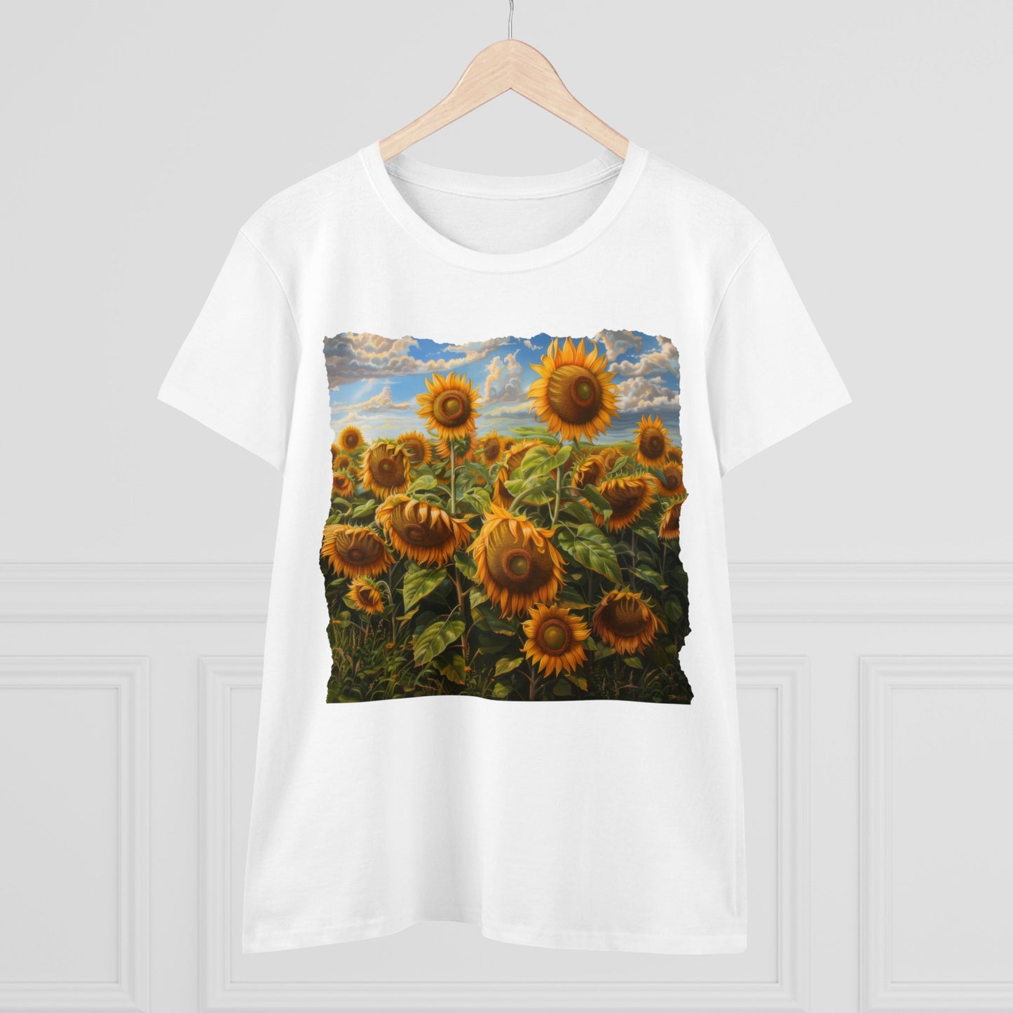 Sunflowers - Women's Midweight Cotton Tee