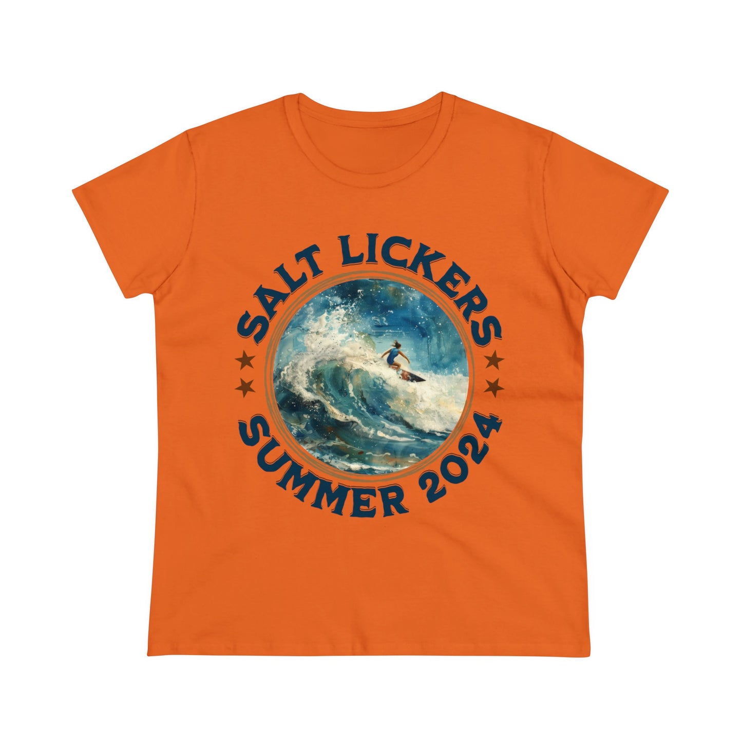 Surfing - Women's Midweight Cotton Tee