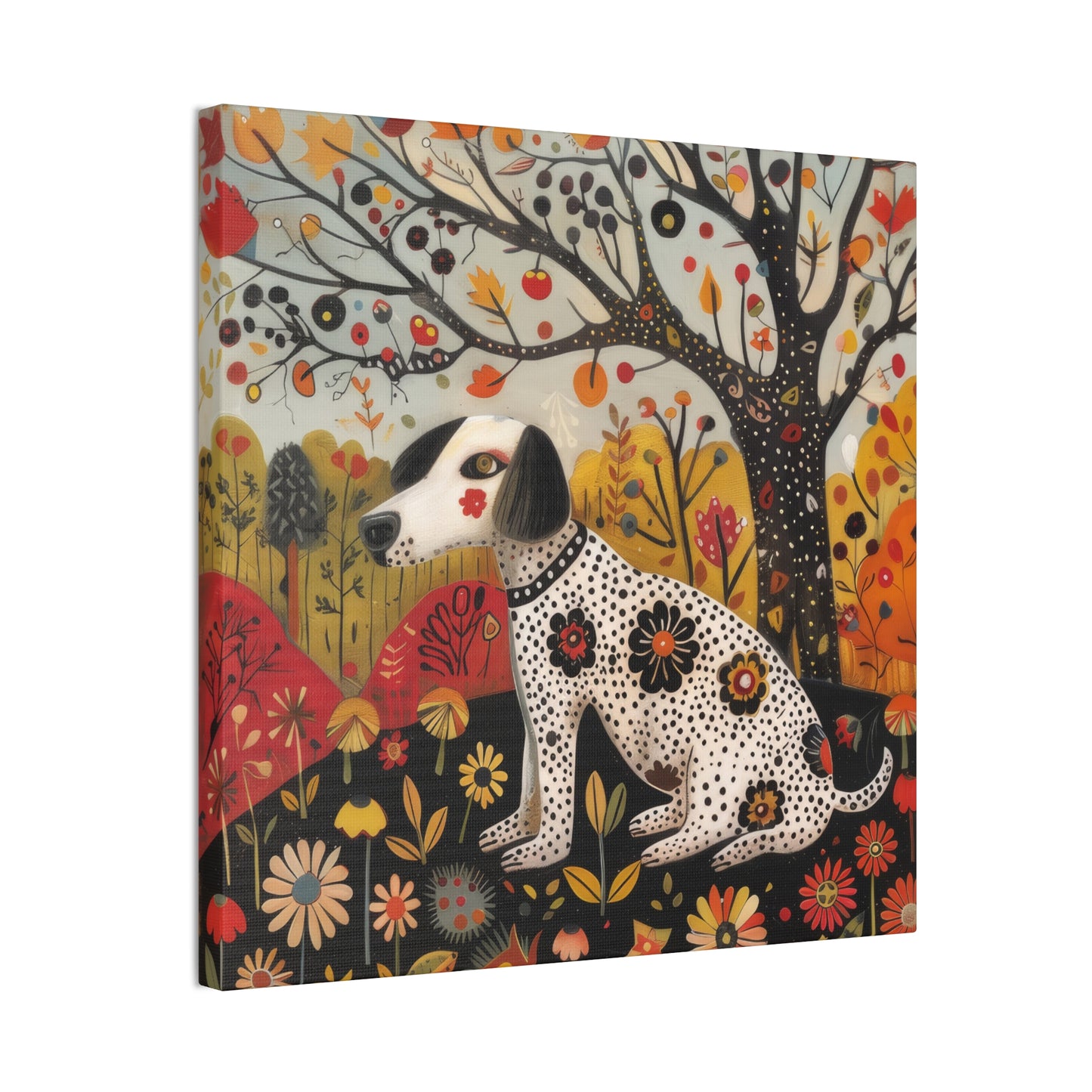 Autumn Dog - Canvas Stretched, 0.75"