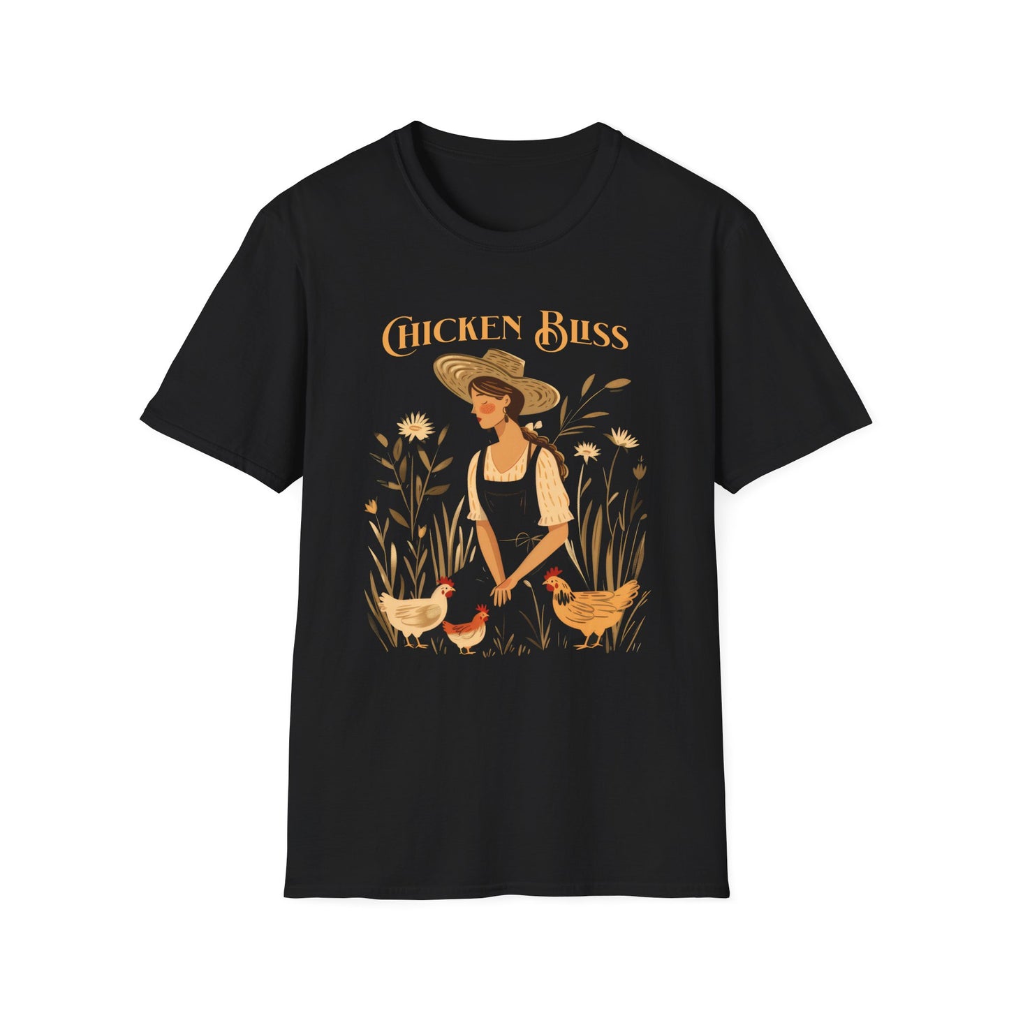 Chicken Bliss - Unisex Softstyle T-Shirt