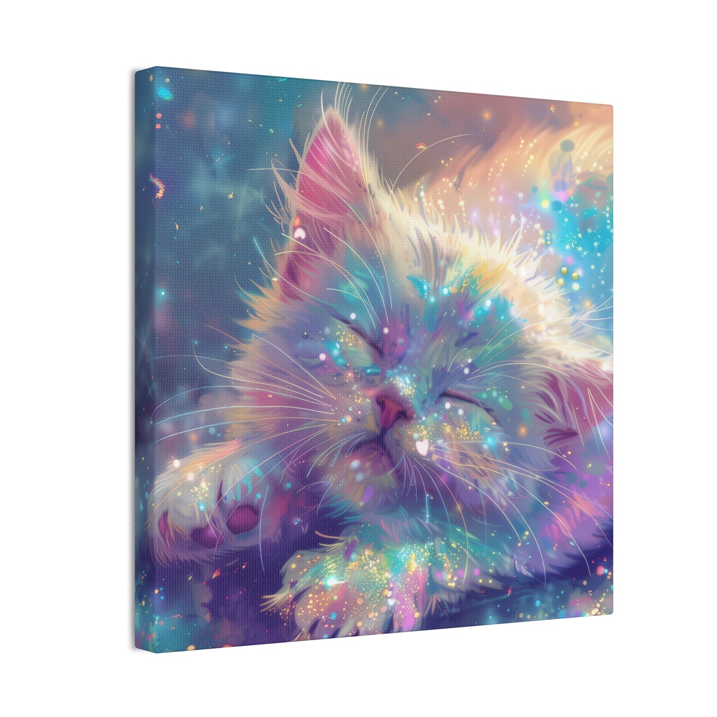 Sparkly Kitties - Canvas Stretched, 0.75"