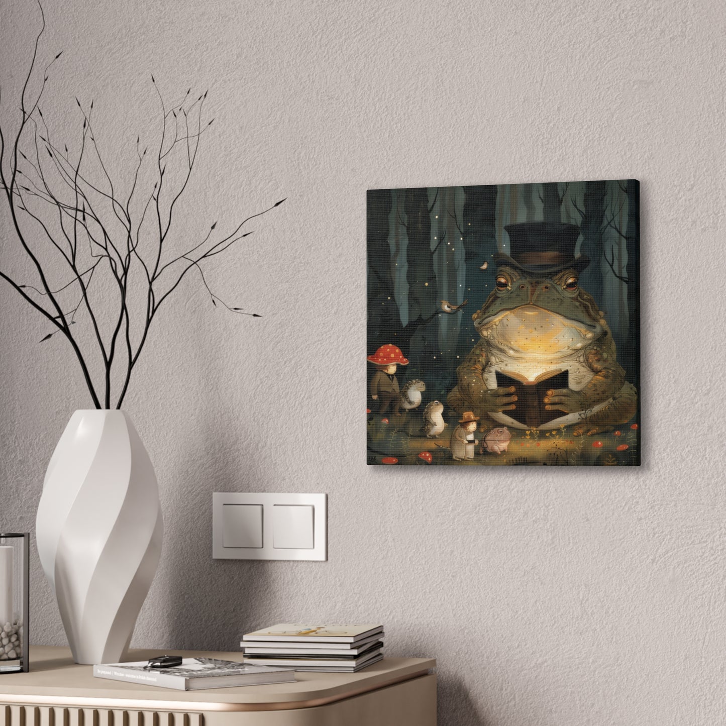 Uncle Toad - Canvas Stretched, 0.75"