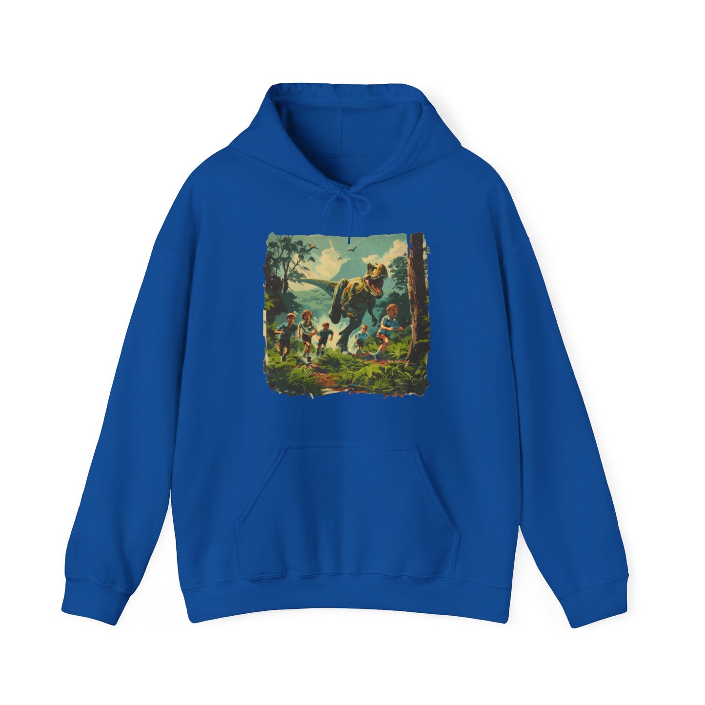 Dinosaur Chase - Unisex Heavy Blend™ Hooded Sweatshirt