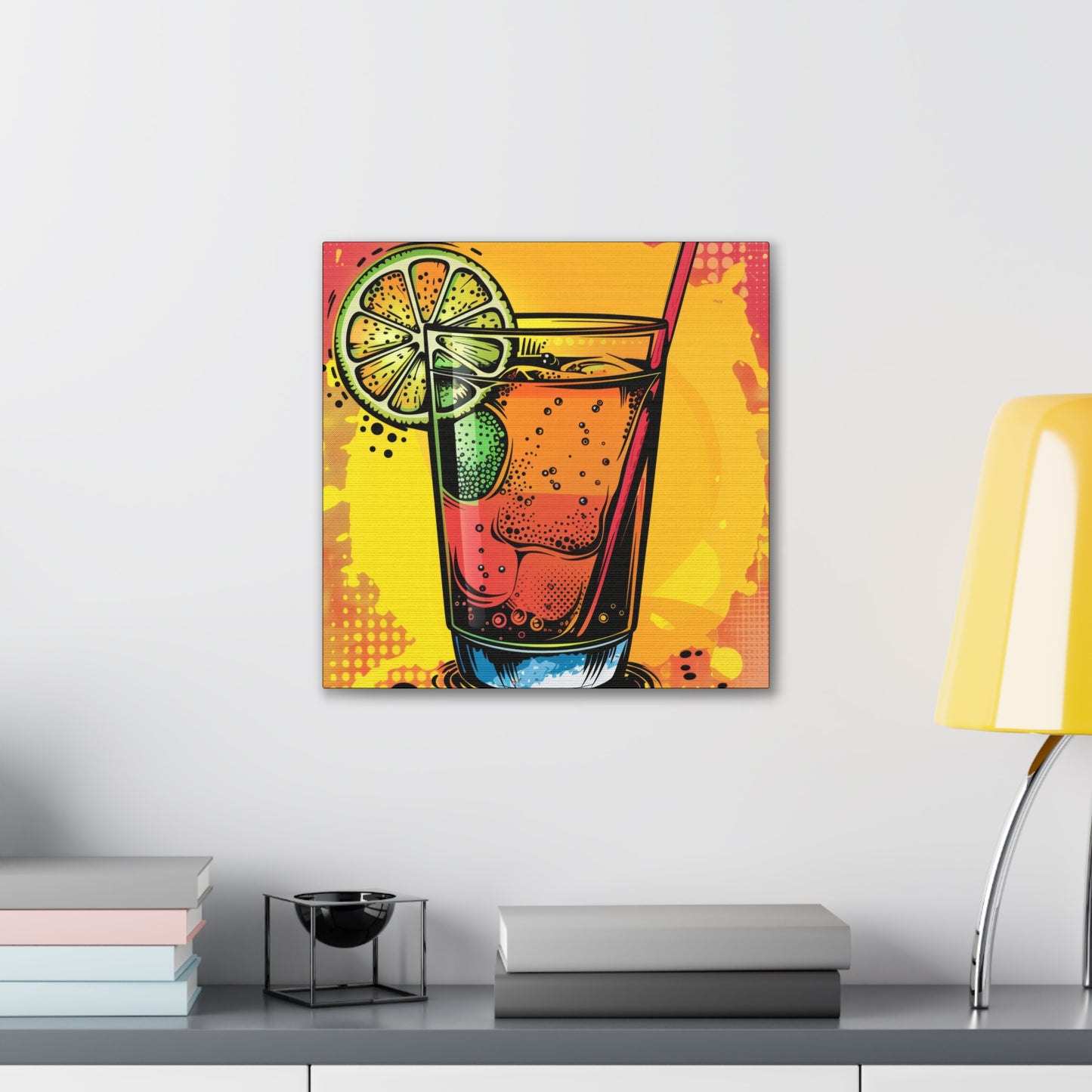 Summer Drinks - Canvas Stretched, 0.75"