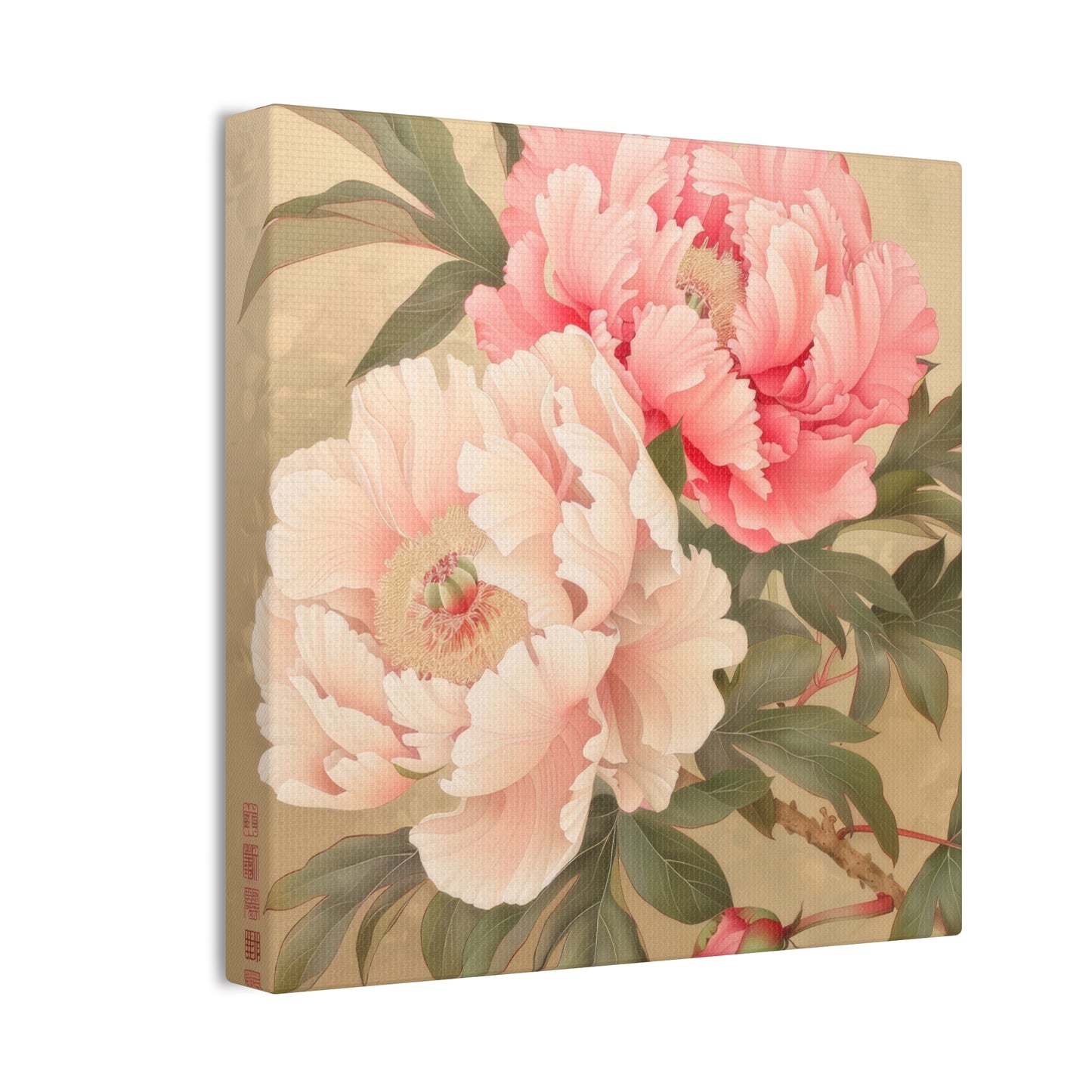 Peony - Canvas Stretched, 0.75"