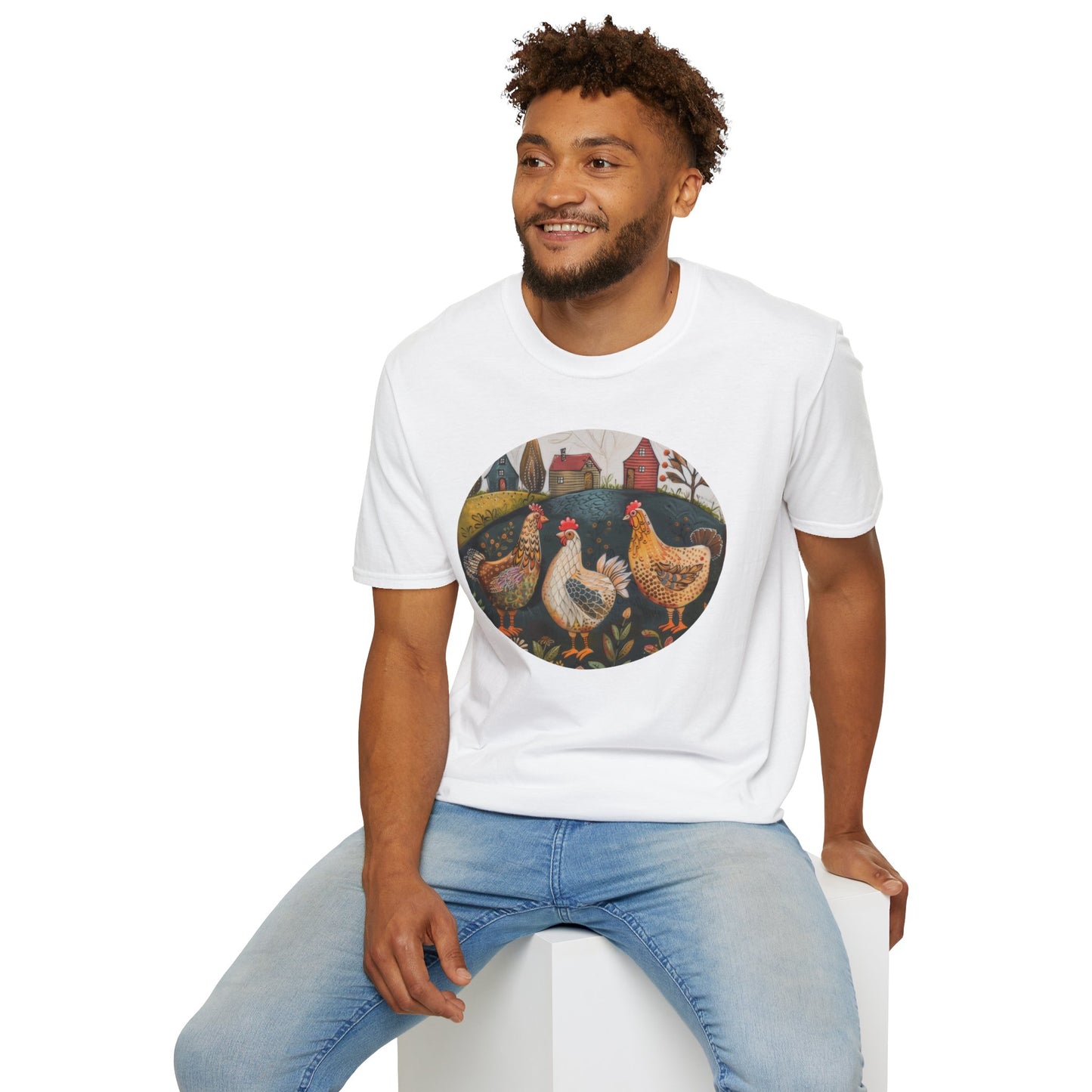 Chickens - Unisex Softstyle T-Shirt