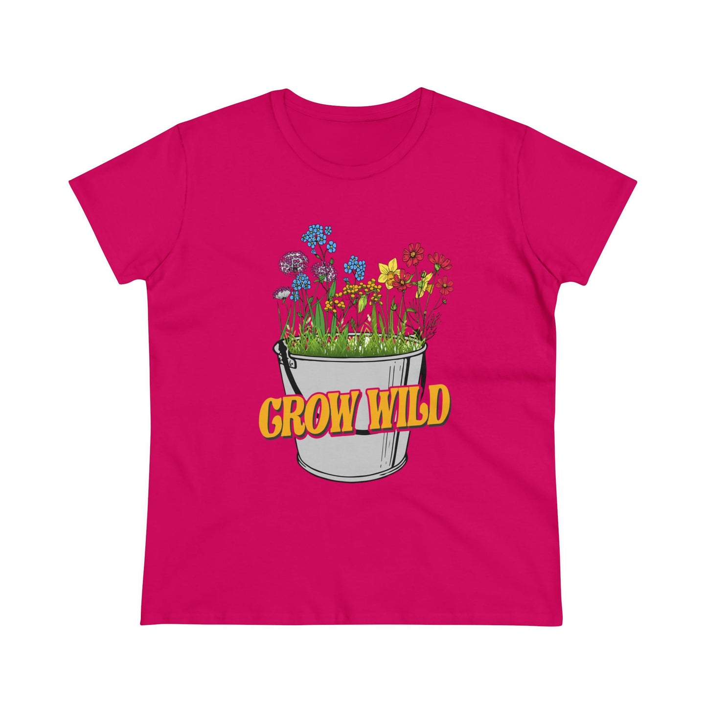 Grow Wild - Gardening - Women's Midweight Cotton Tee